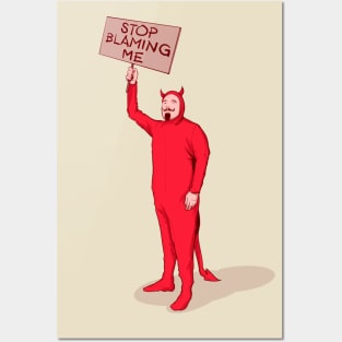 Satanic Scapegoat Posters and Art
